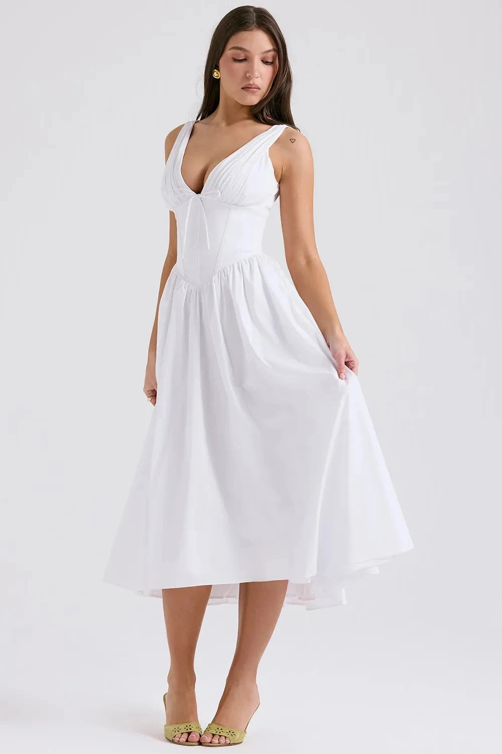 Alyanna | Women's Dress with Tropical Prints | Lightweight Sundress for Summer Comfort