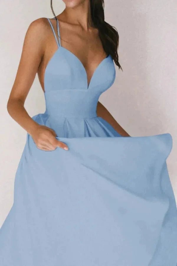 Elegant Collection | Women's V-Neck Dress with Adjustable Straps | Versatile Style for Any Occasion